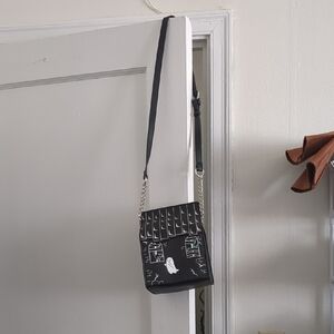 Black Halloween Crossbody Bag